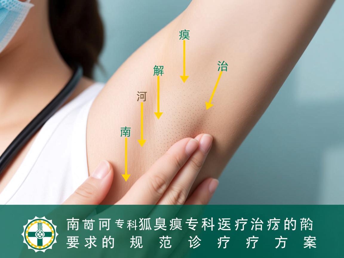 河南狐臭专科解析腋臭治疗，河南狐臭专科的规范诊疗方案