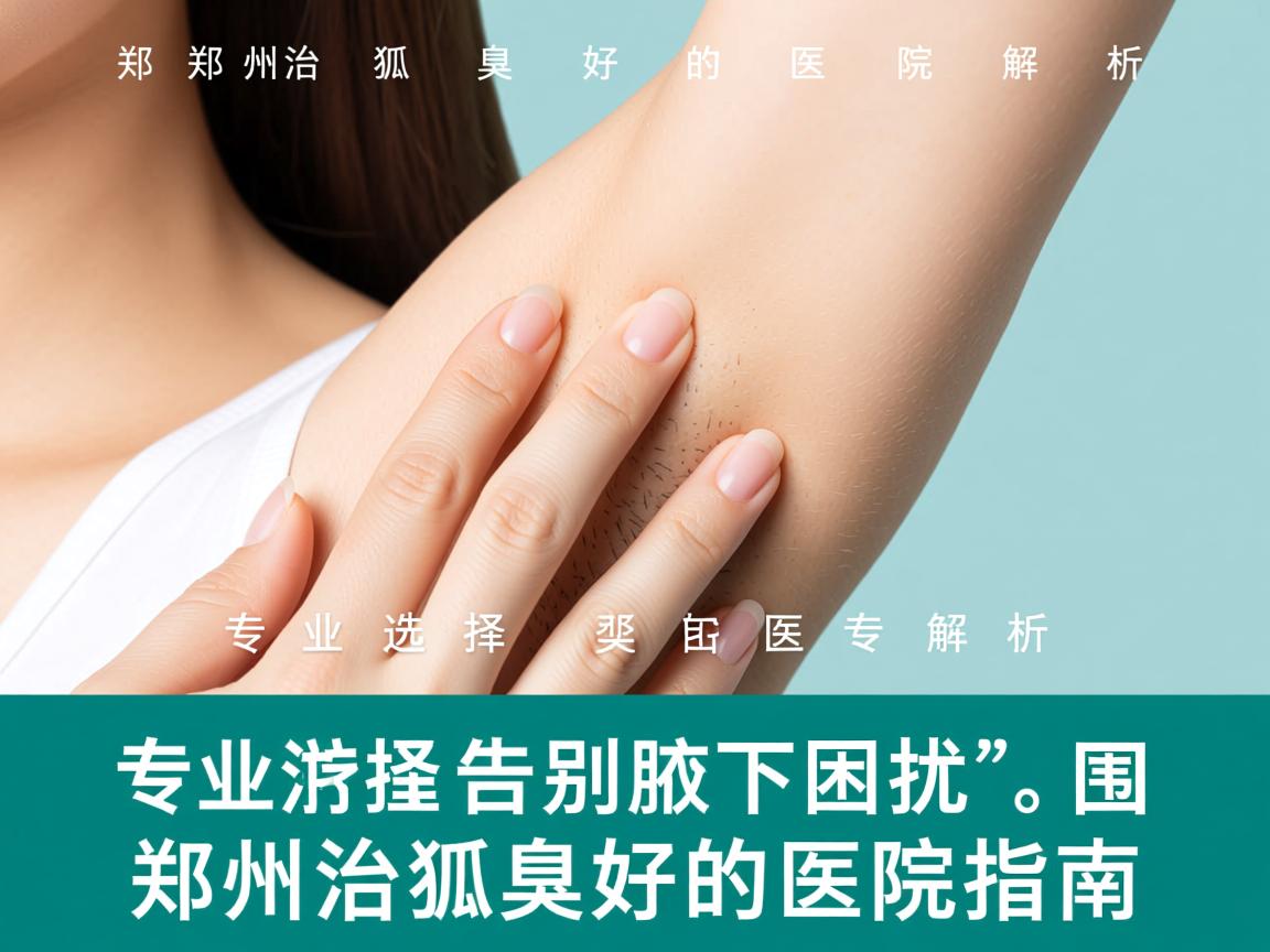 郑州治狐臭好的医院解析,专业选择告别腋下困扰,郑州治狐臭好的医院指南 郑州治狐臭好的医院解析,专业选择告别腋下困扰,郑州治狐臭好的医院指南