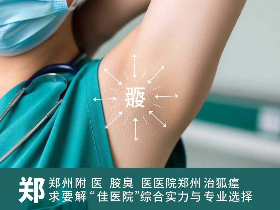 郑州附医腋臭医院解析，郑州治狐臭最佳医院的综合实力与专业选择