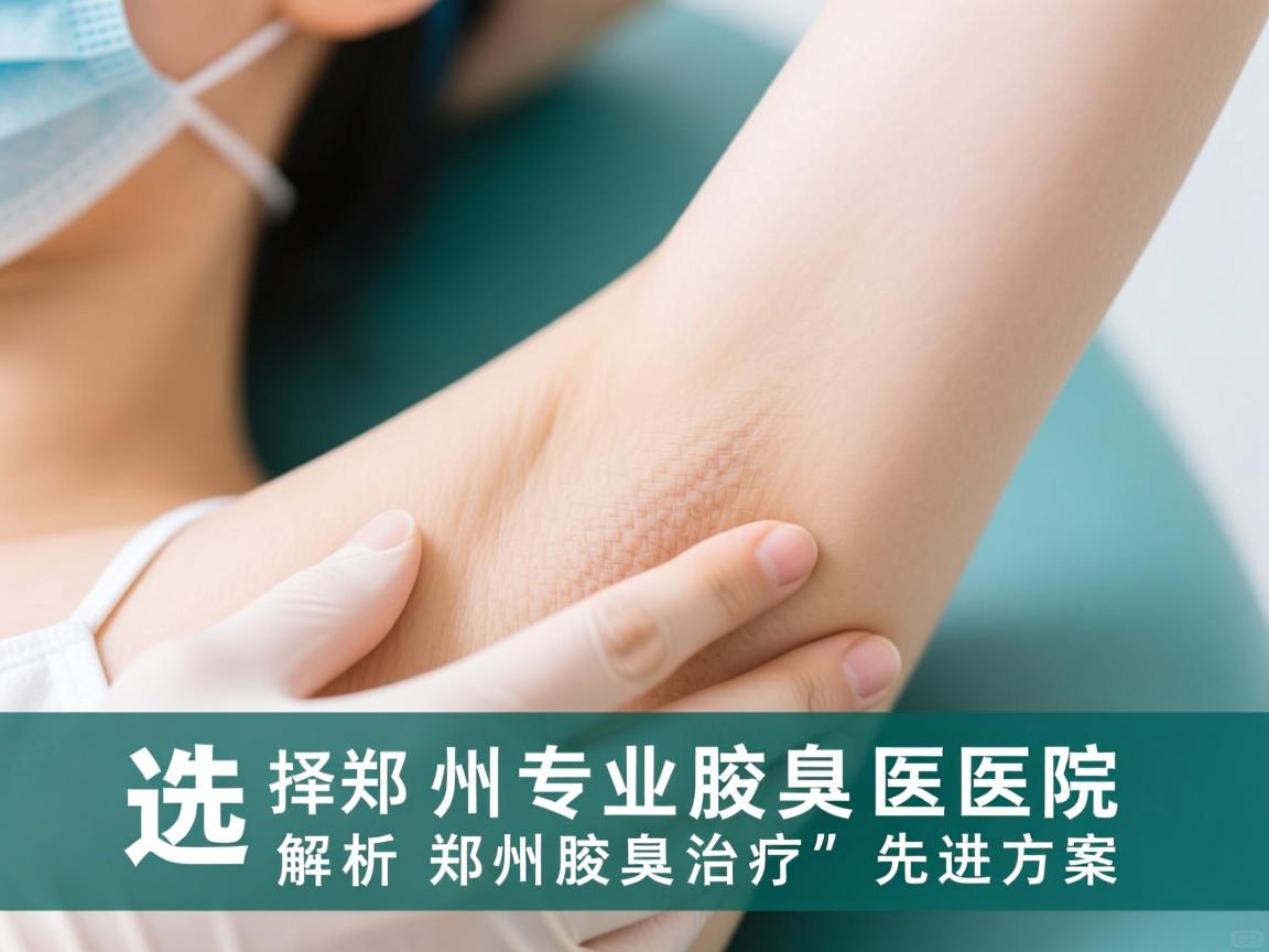 选择郑州专业腋臭医院，解析郑州腋臭治疗的先进方案