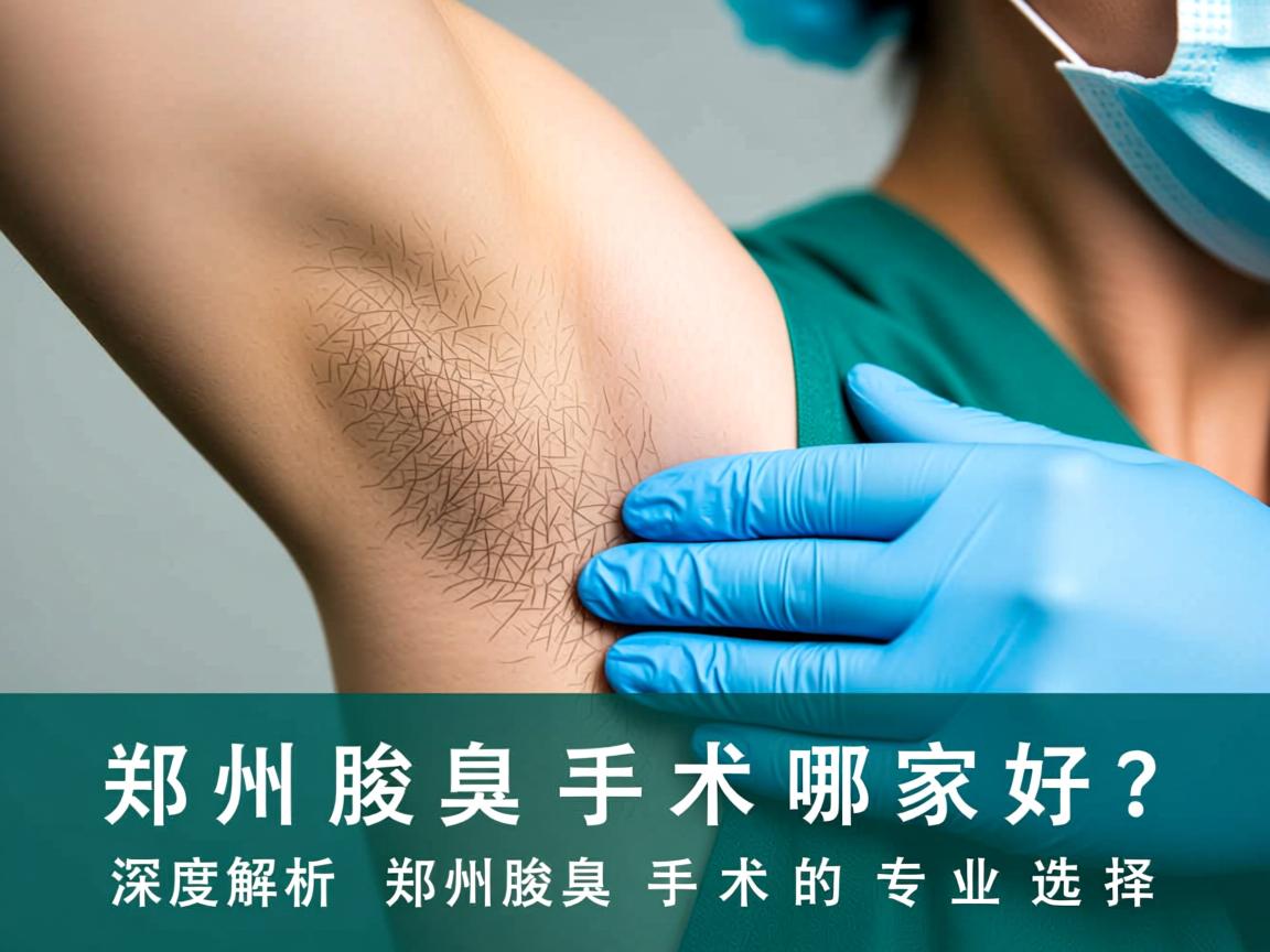 郑州腋臭手术哪家好？深度解析郑州腋臭手术的专业选择