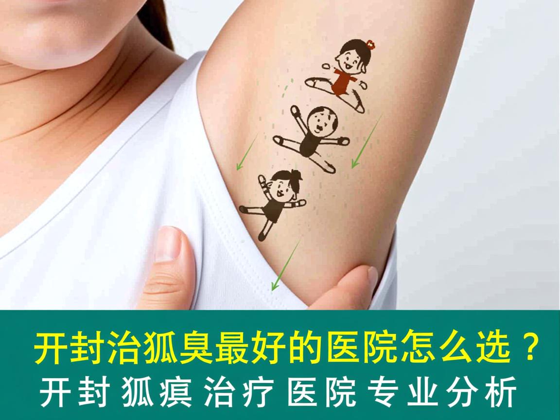 开封治狐臭最好的医院怎么选？开封狐臭治疗医院专业分析