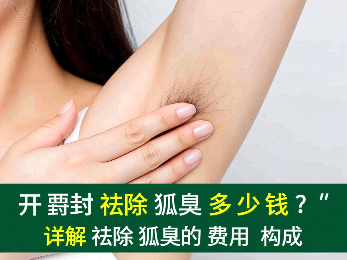 开封祛除狐臭多少钱？详解祛除狐臭的费用构成