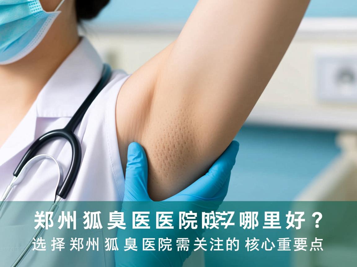 郑州狐臭医院哪里好？选择郑州狐臭医院需关注的核心要点
