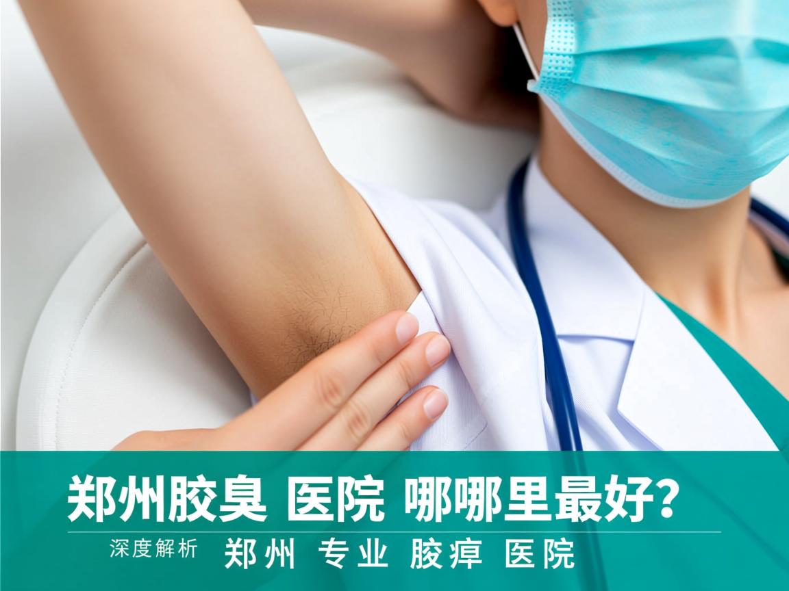 郑州腋臭医院哪里最好？深度解析郑州专业腋臭医院