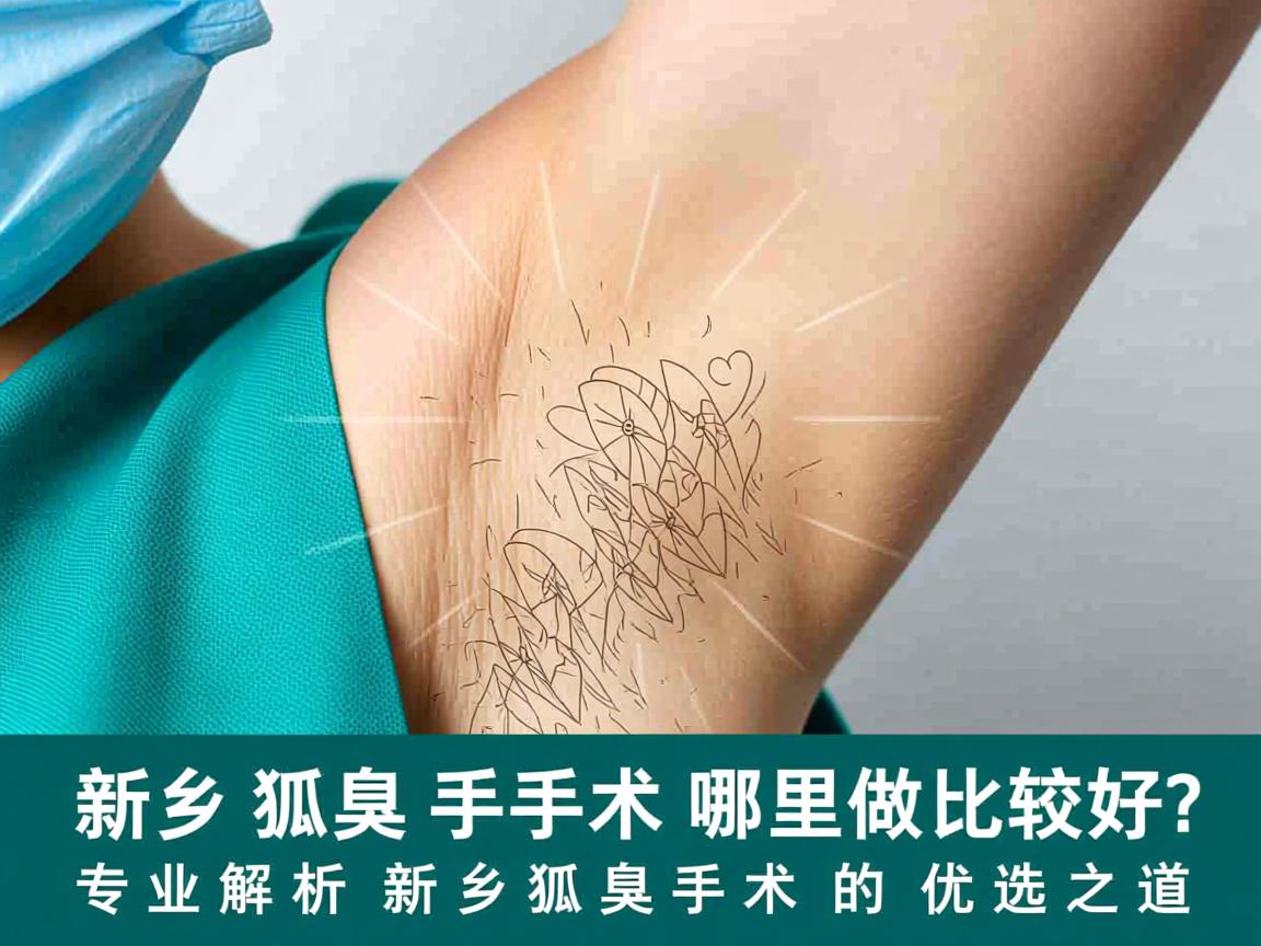 新乡狐臭手术哪里做比较好？专业解析新乡狐臭手术的优选之道