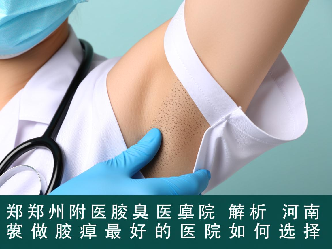 郑州附医腋臭医院解析，河南做腋臭最好的医院如何选择