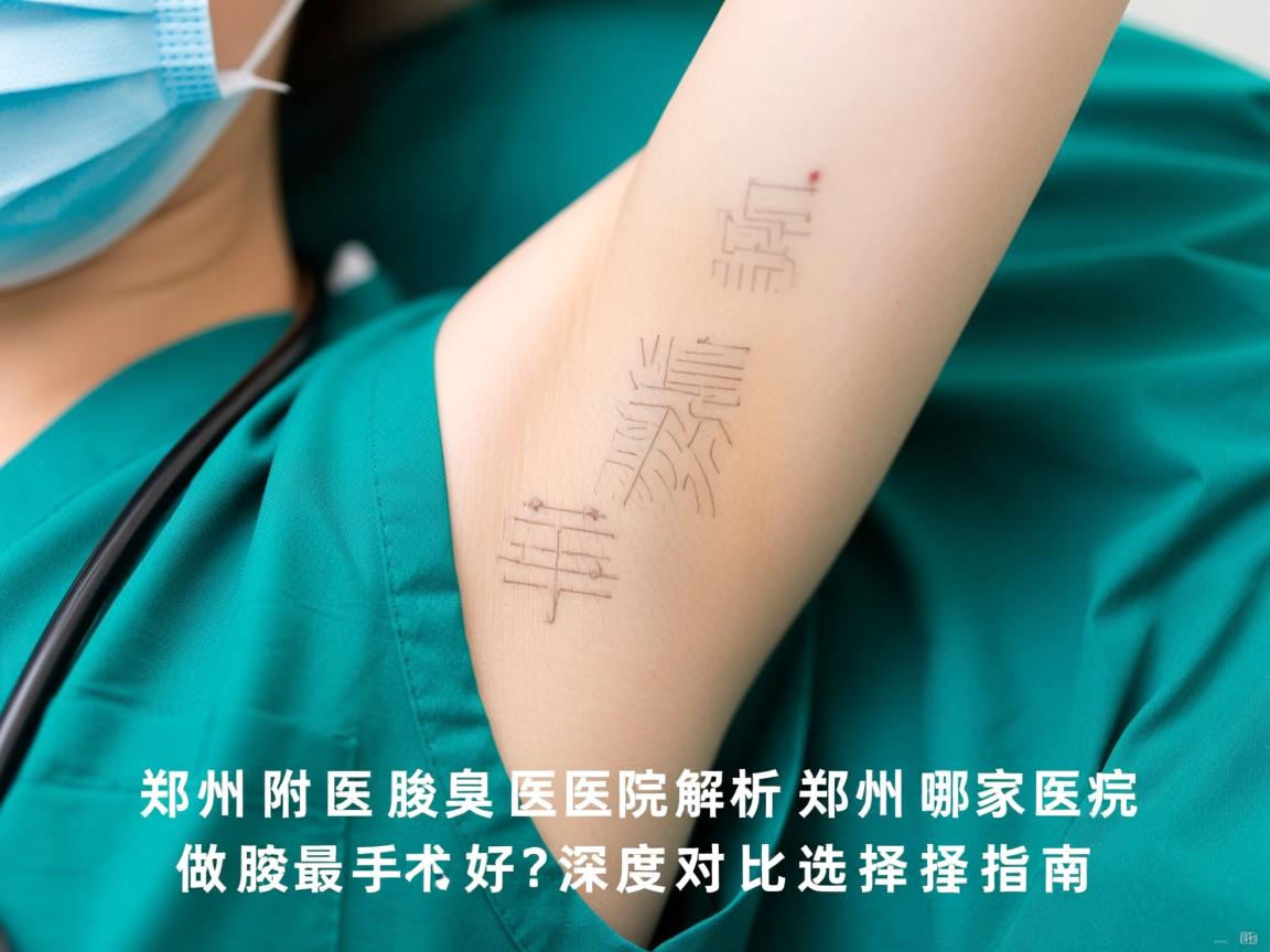 郑州附医腋臭医院解析，郑州哪家医院做腋臭手术最好？深度对比选择指南