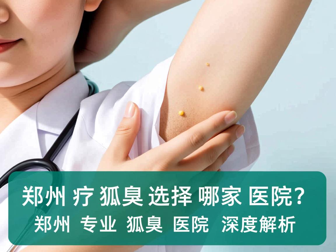郑州治疗狐臭选择哪家医院？郑州专业狐臭医院深度解析