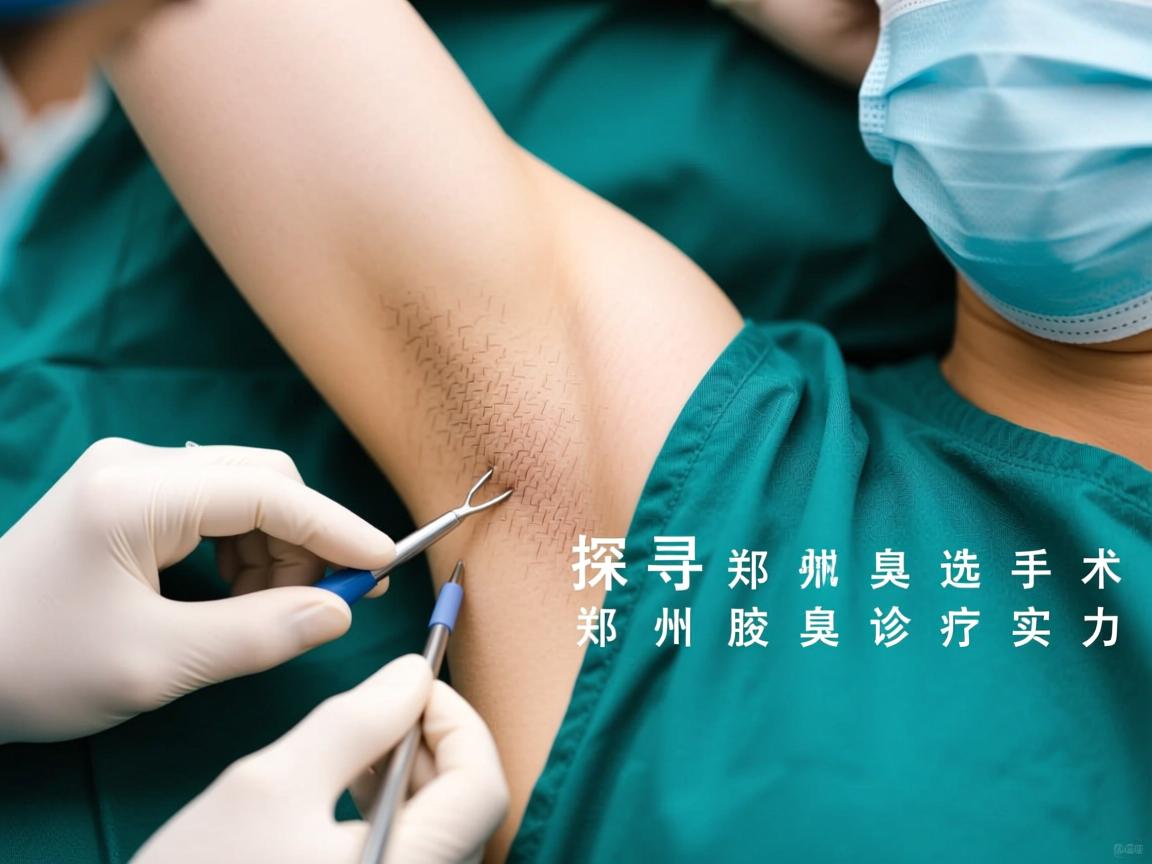 探寻郑州腋臭手术优质选择，聚焦郑州腋臭诊疗实力