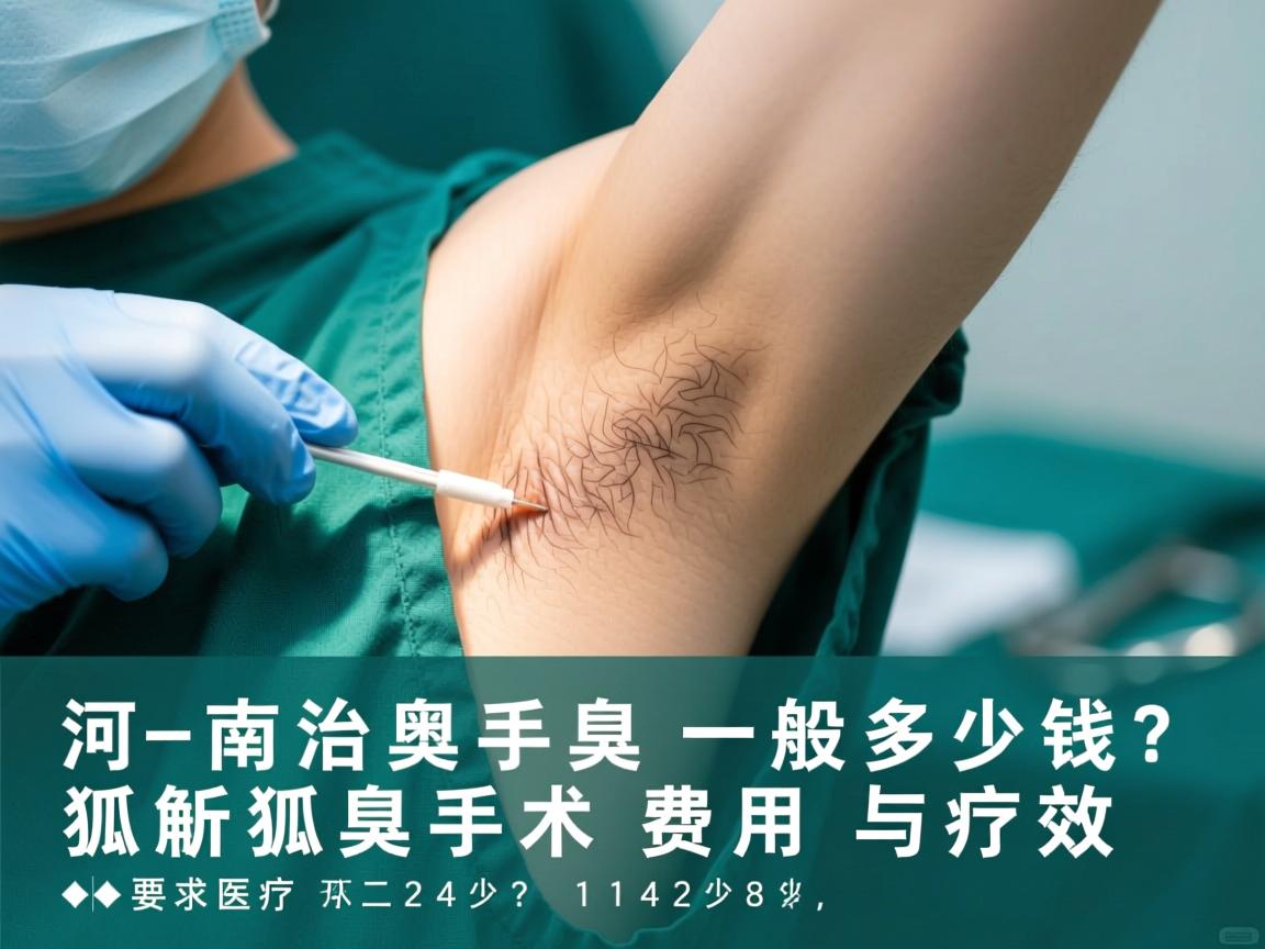 河南治狐臭手术一般多少钱？解析狐臭手术费用与疗效