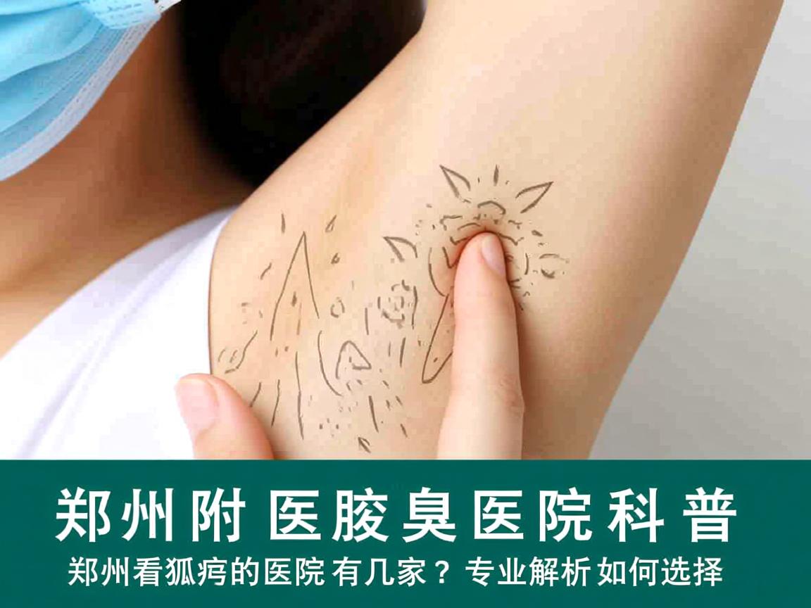 郑州附医腋臭医院科普，郑州看狐臭的医院有几家？专业解析如何选择