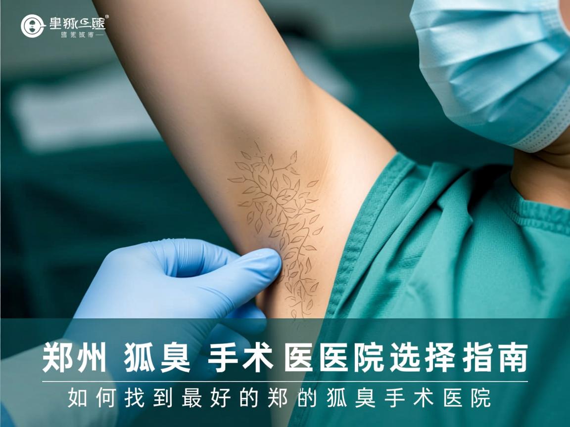 郑州狐臭手术医院选择指南，如何找到最好的郑州狐臭手术医院