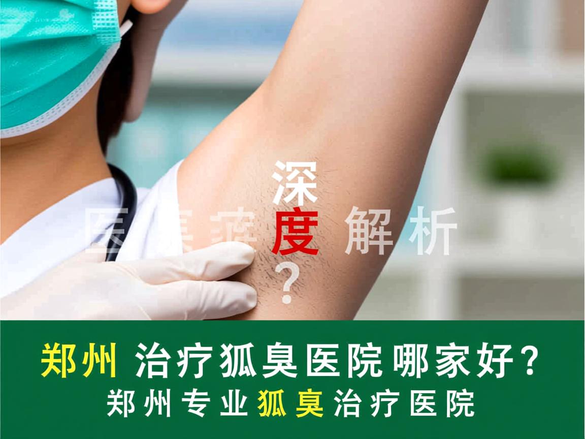 郑州治疗狐臭医院哪家好？深度解析郑州专业狐臭治疗医院