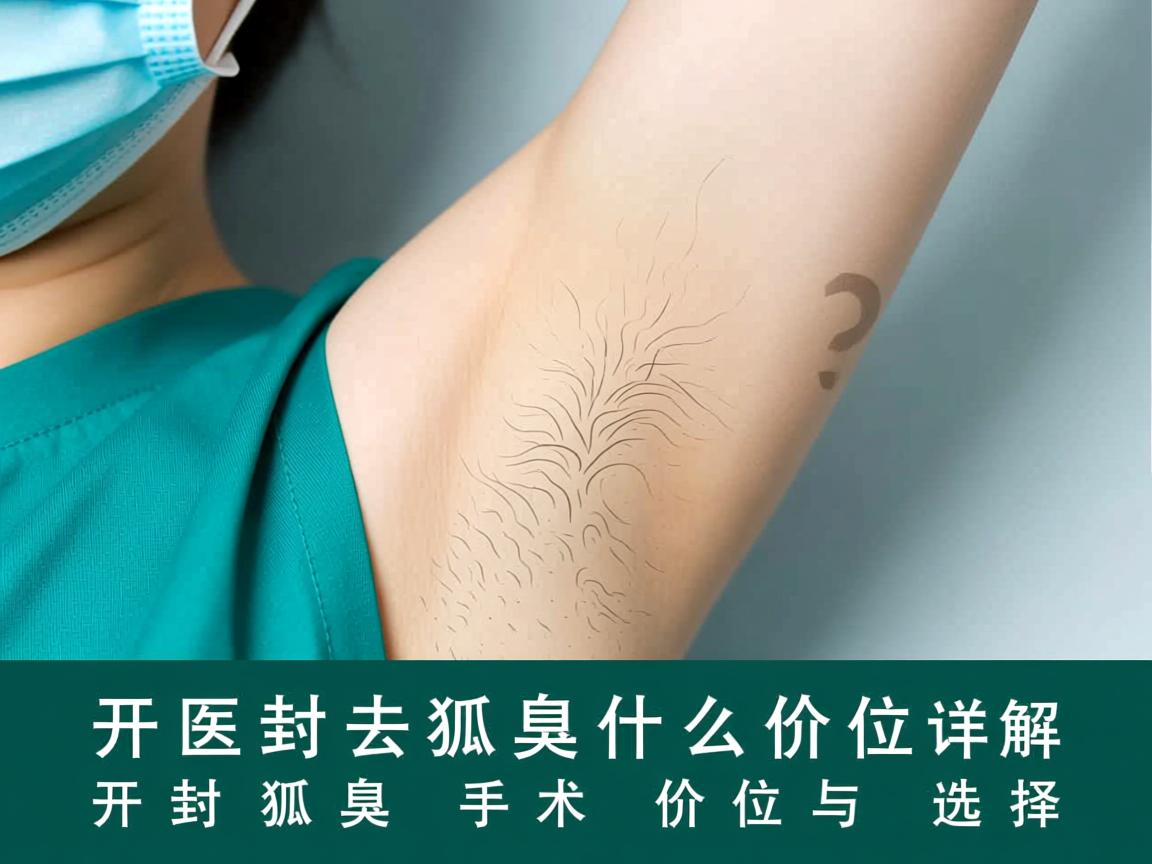 开封去狐臭什么价位？详解开封狐臭手术价位与选择