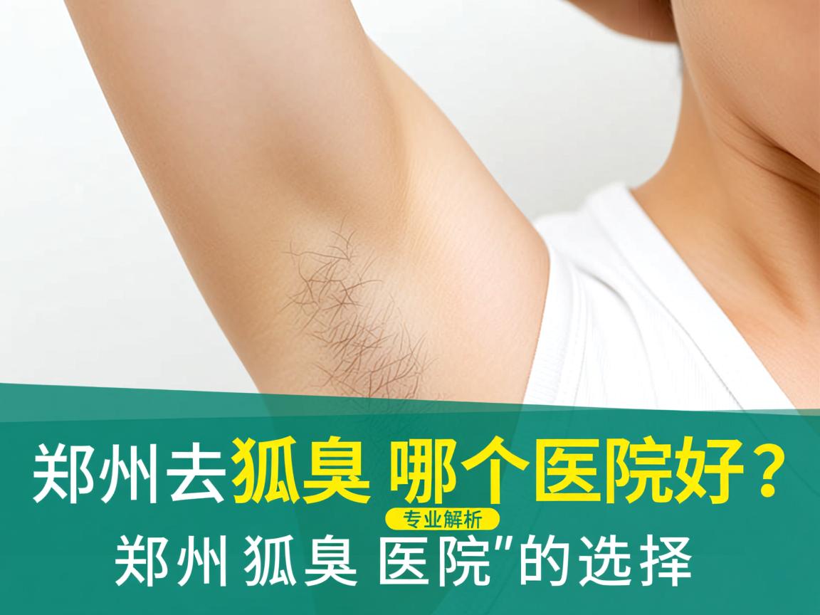 郑州去狐臭哪个医院好？专业解析郑州狐臭医院的选择