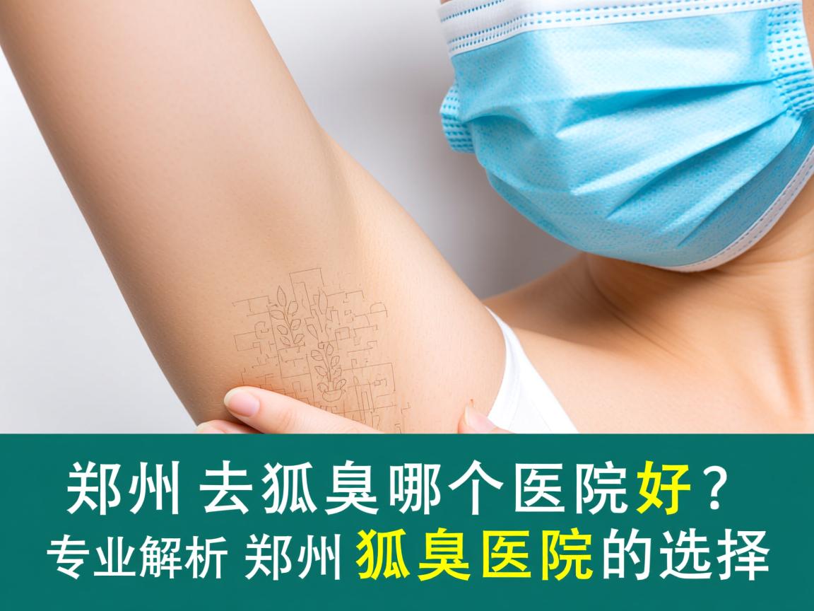 郑州去狐臭哪个医院好？专业解析郑州狐臭医院的选择