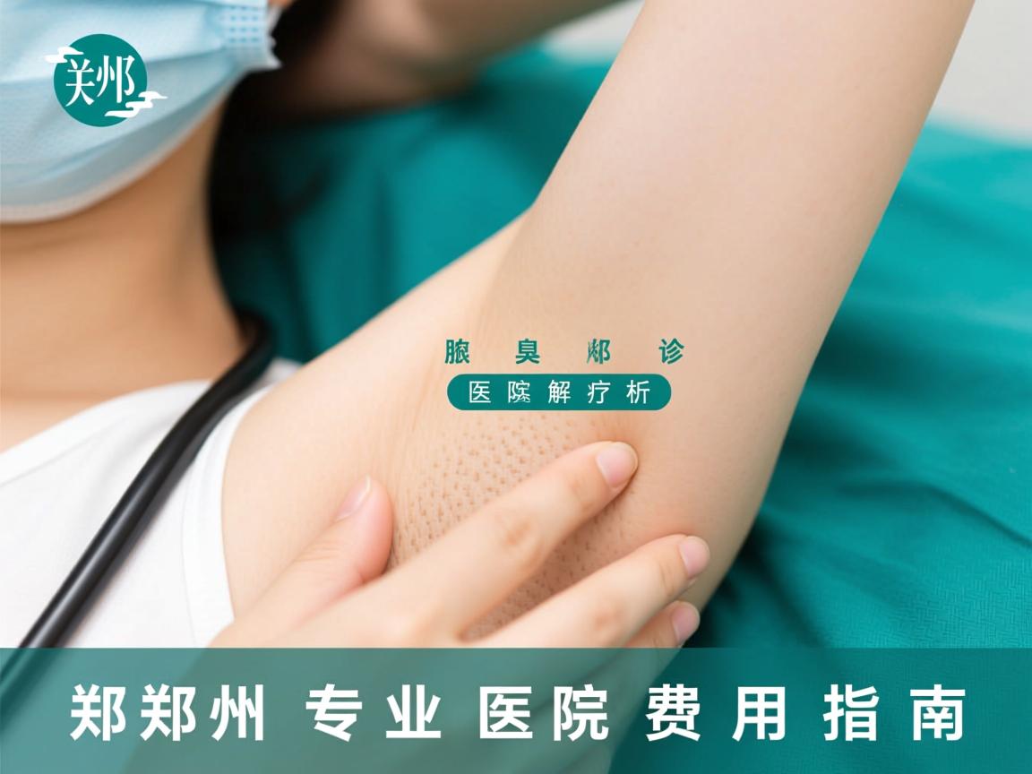 郑州腋臭诊疗解析，郑州专业医院费用指南