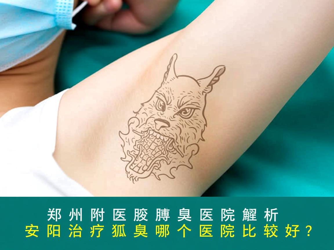 郑州附医腋臭医院解析，安阳治疗狐臭哪个医院比较好？