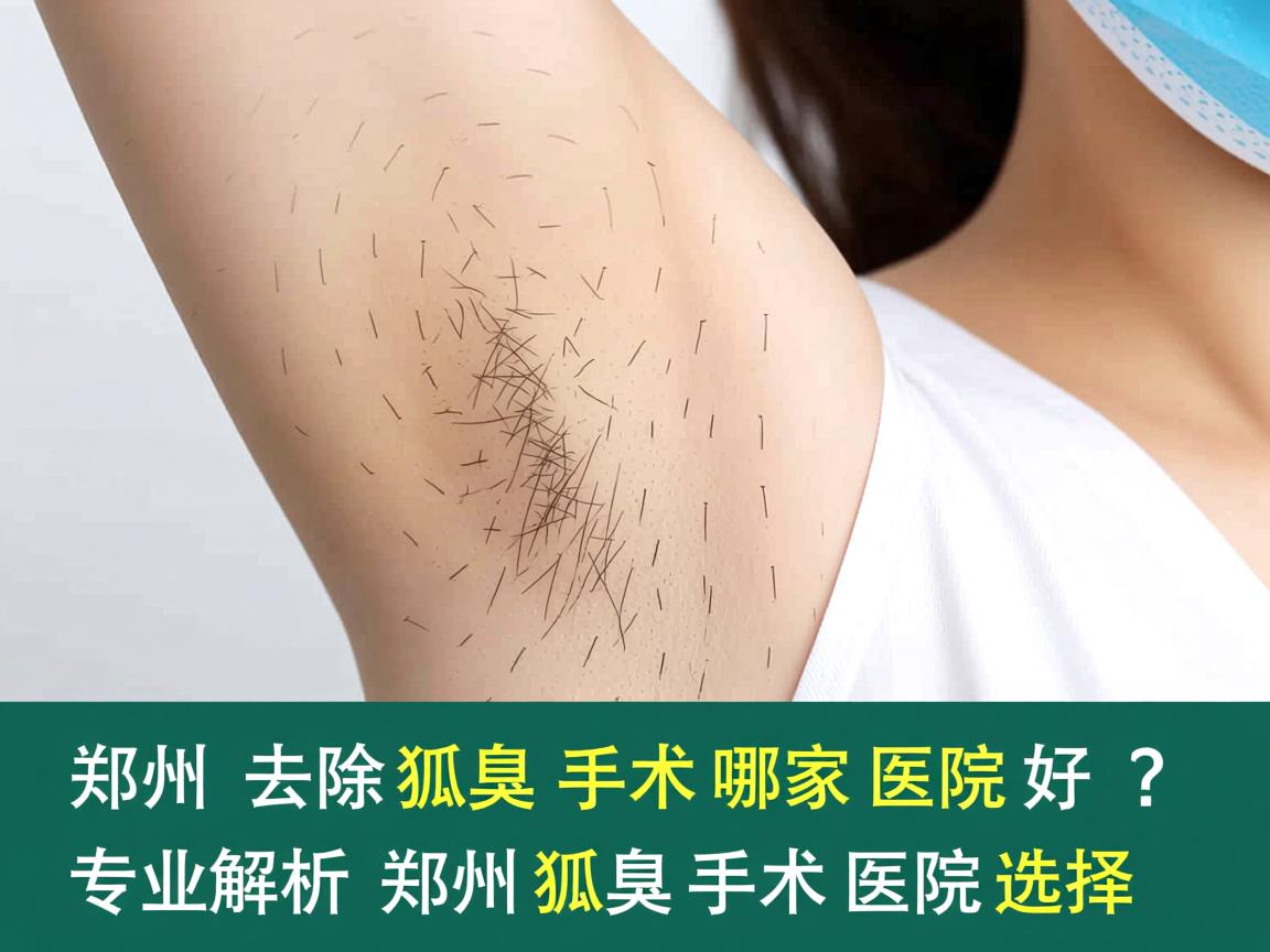 郑州去除狐臭手术哪家医院好？专业解析郑州狐臭手术医院选择