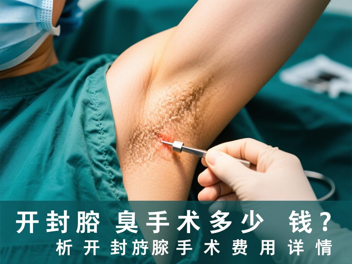 开封腋臭手术多少钱？解析开封腋臭手术费用详情