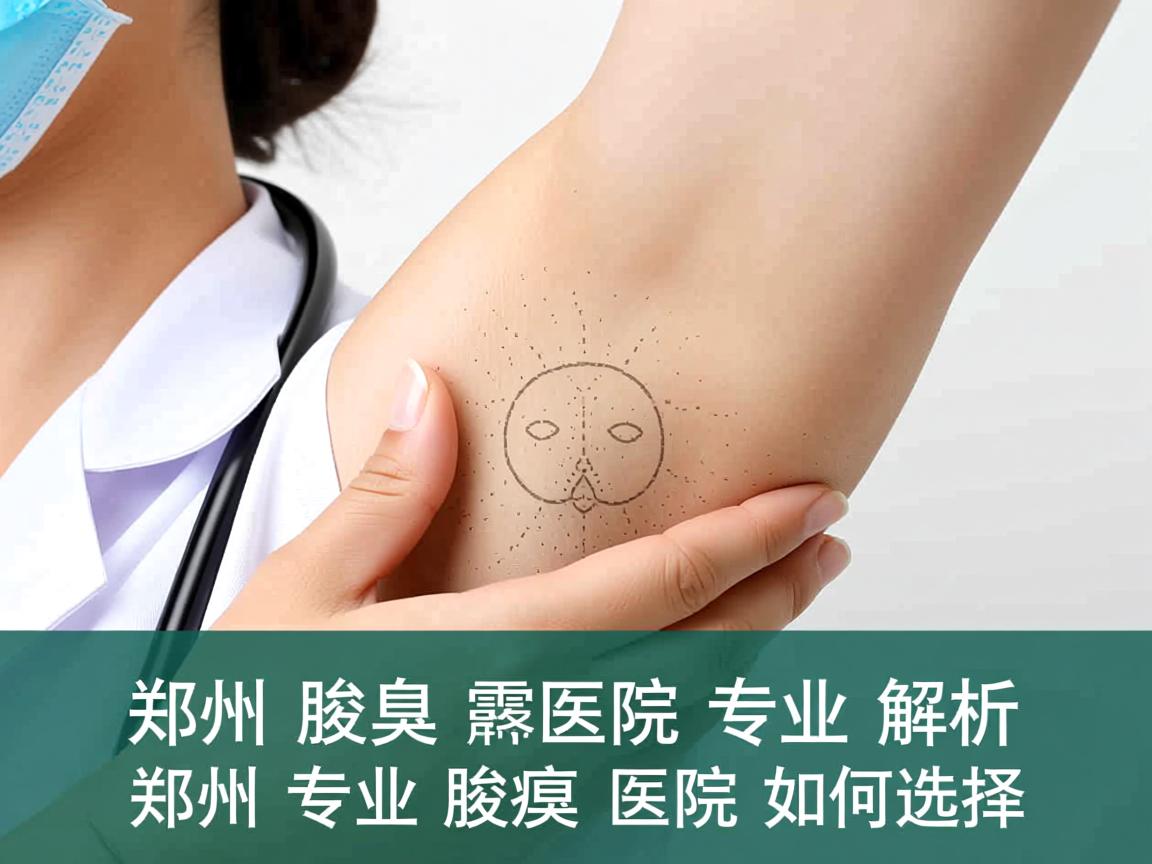 郑州腋臭医院专业解析，郑州专业腋臭医院如何选择