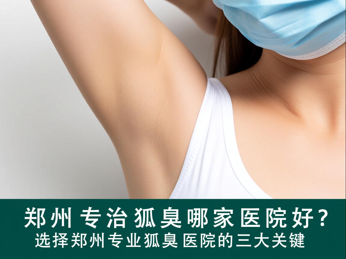郑州专治狐臭哪家医院好？选择郑州专业狐臭医院的三大关键