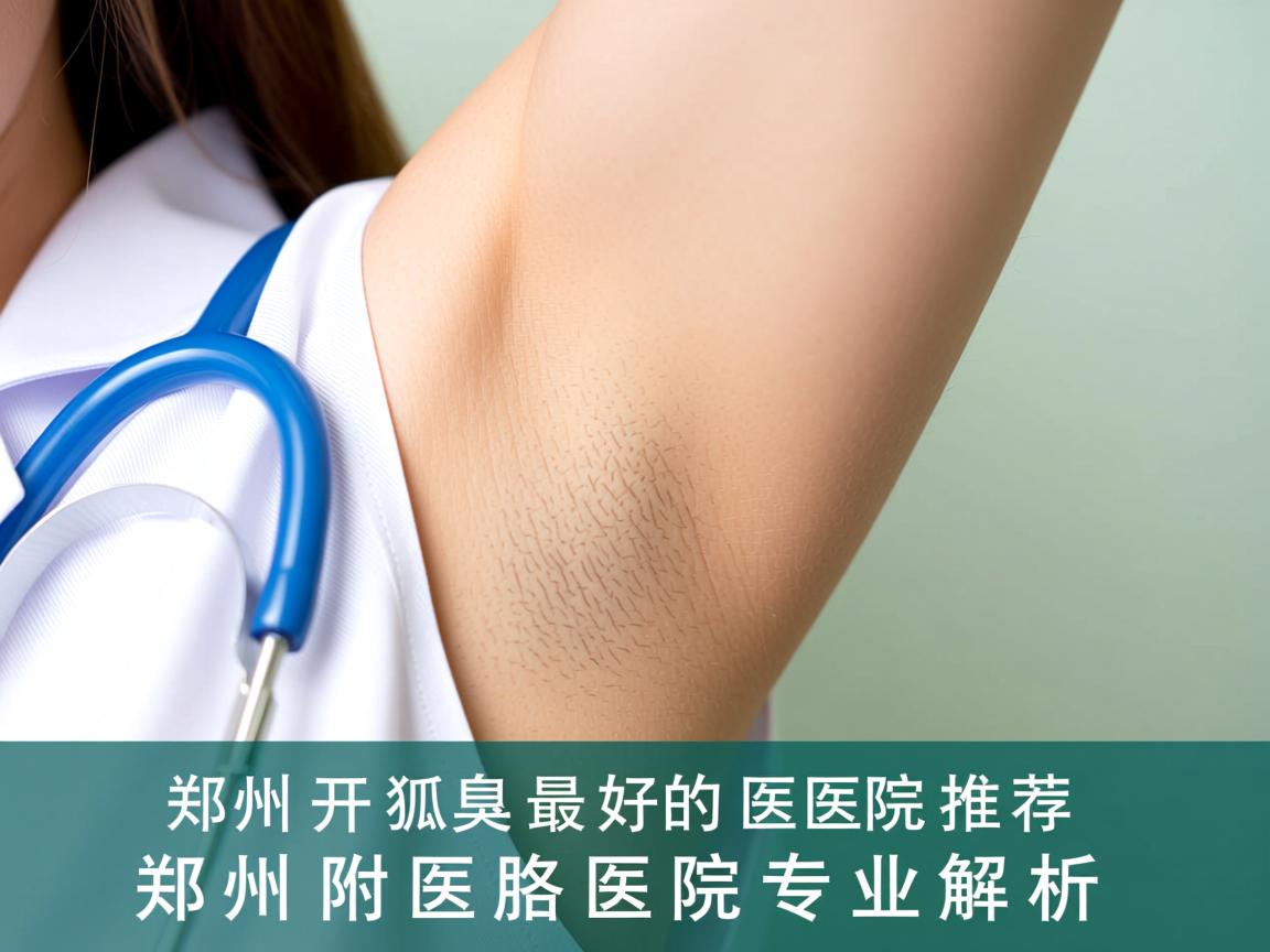 郑州开狐臭最好的医院推荐，郑州附医腋臭医院专业解析