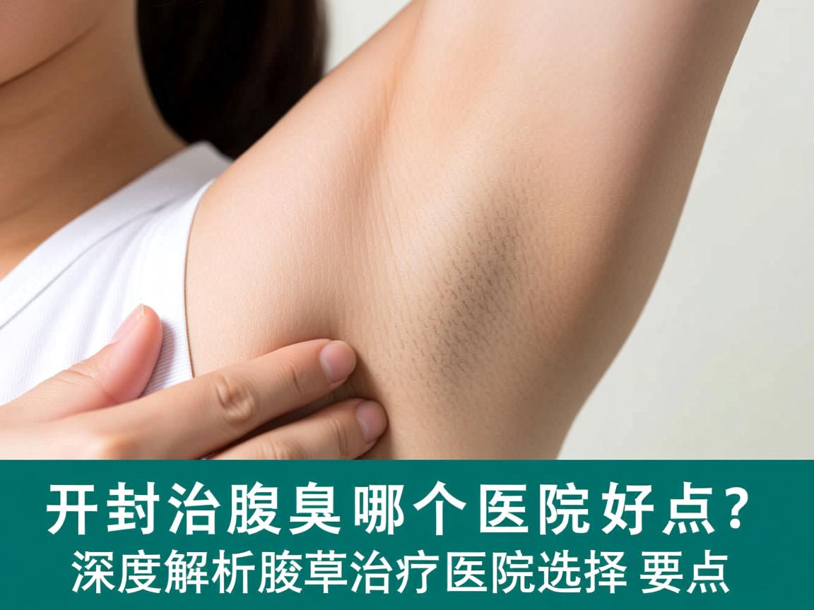 开封治腋臭哪个医院好点？深度解析腋臭治疗医院选择要点