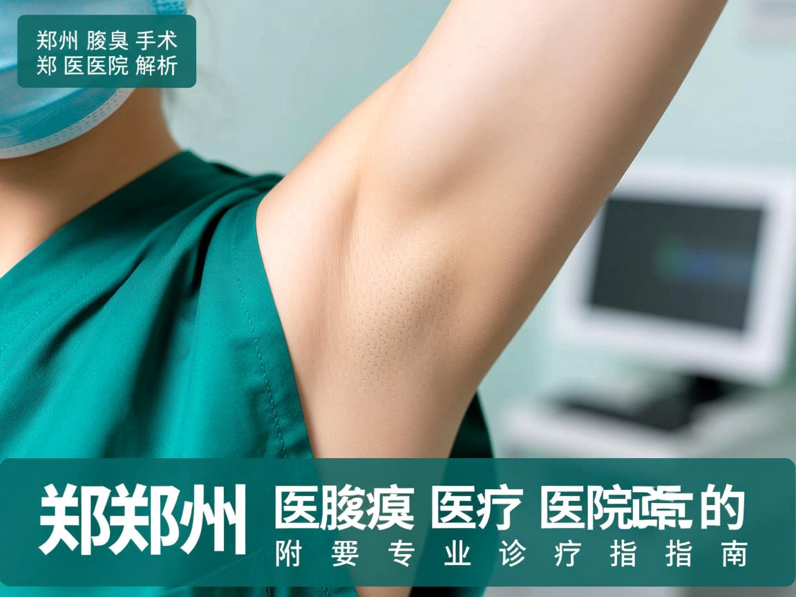 郑州腋臭手术医院解析，郑州附医腋臭医院的专业诊疗指南
