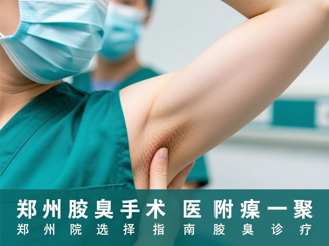 郑州腋臭手术医院选择指南,聚焦郑州附医腋臭诊疗 郑州腋臭手术医院选择指南,聚焦郑州附医腋臭诊疗