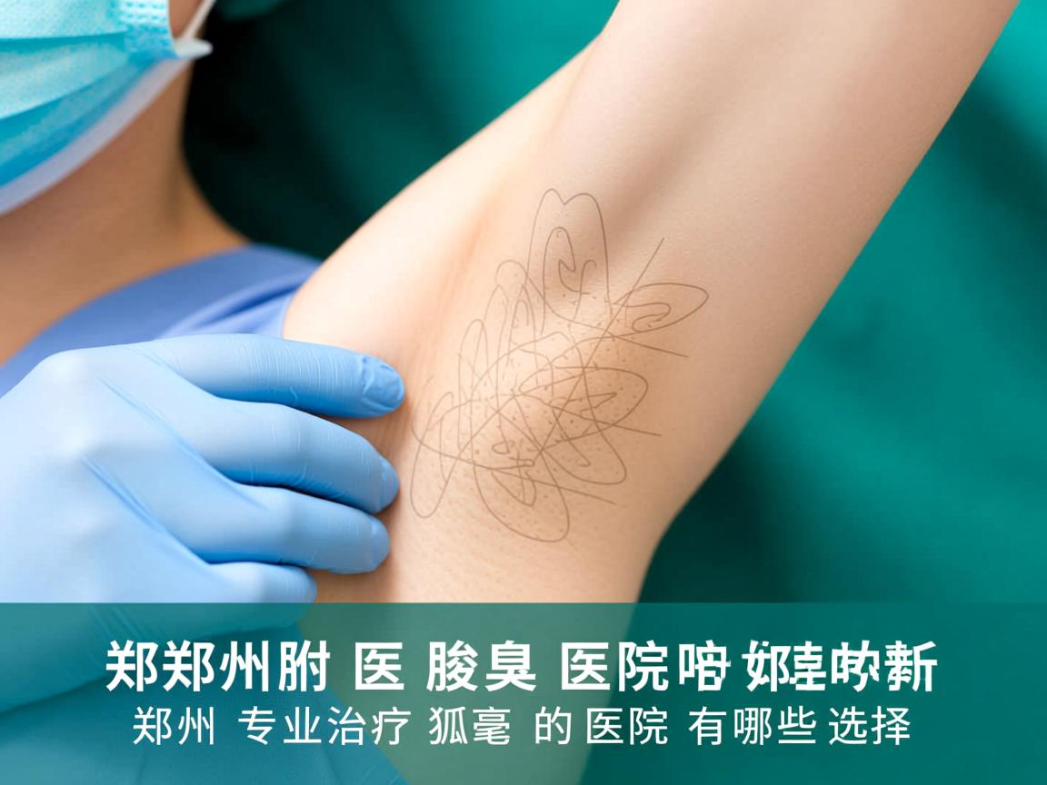 郑州附医腋臭医院解析，郑州专业治疗狐臭的医院有哪些选择