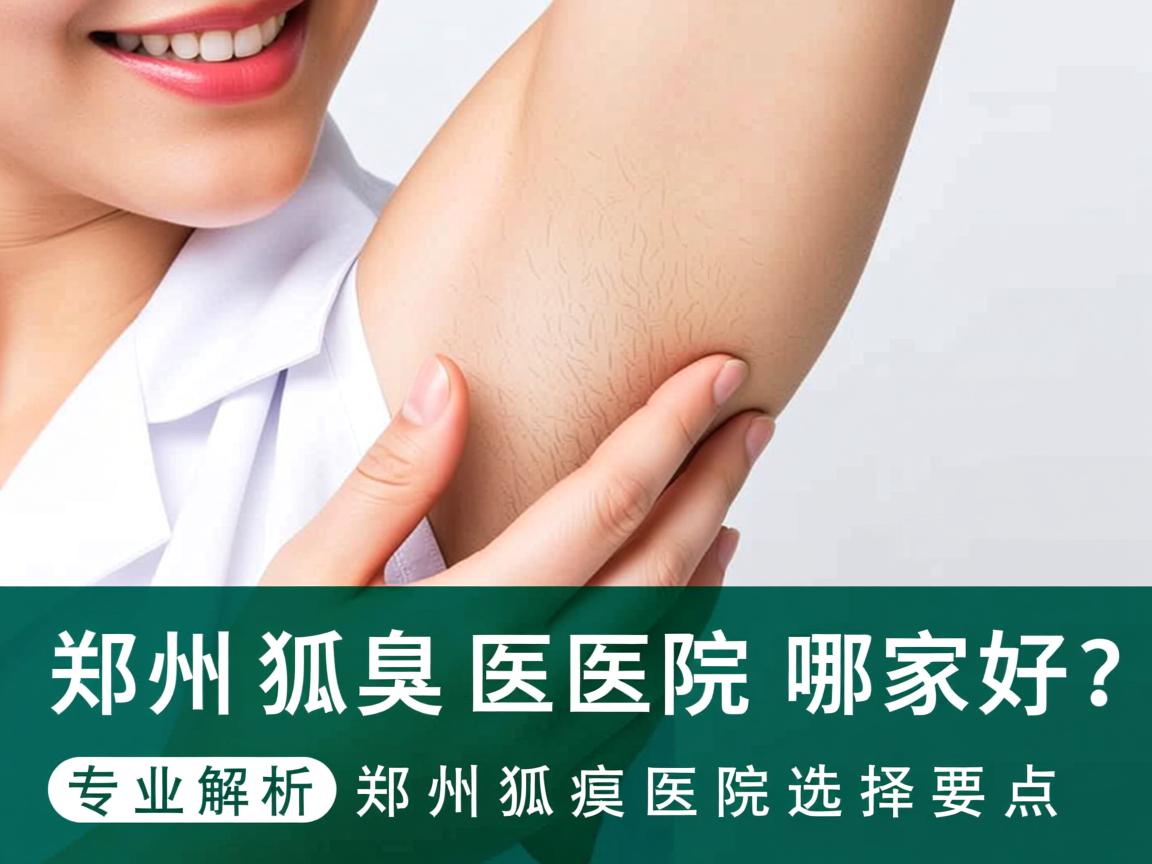 郑州狐臭医院哪家好？专业解析郑州狐臭医院选择要点