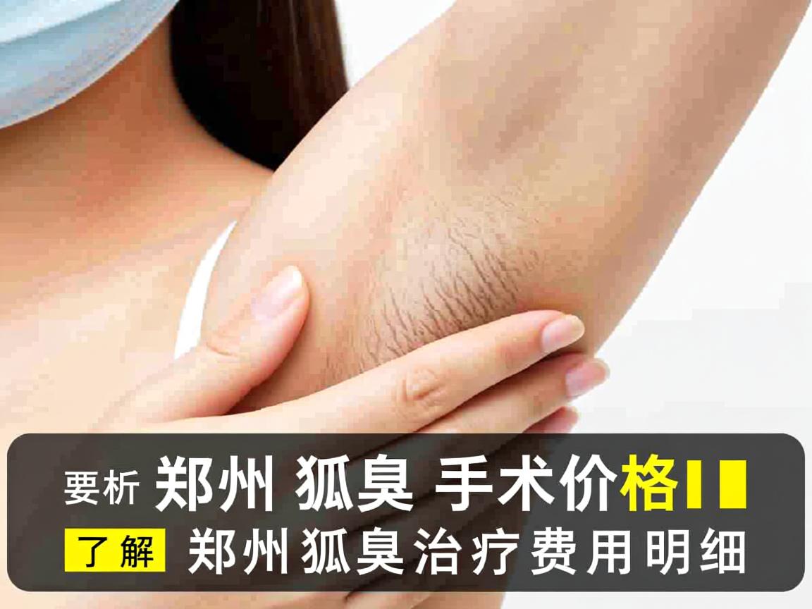 解析郑州狐臭手术价格 了解郑州狐臭治疗费用明细