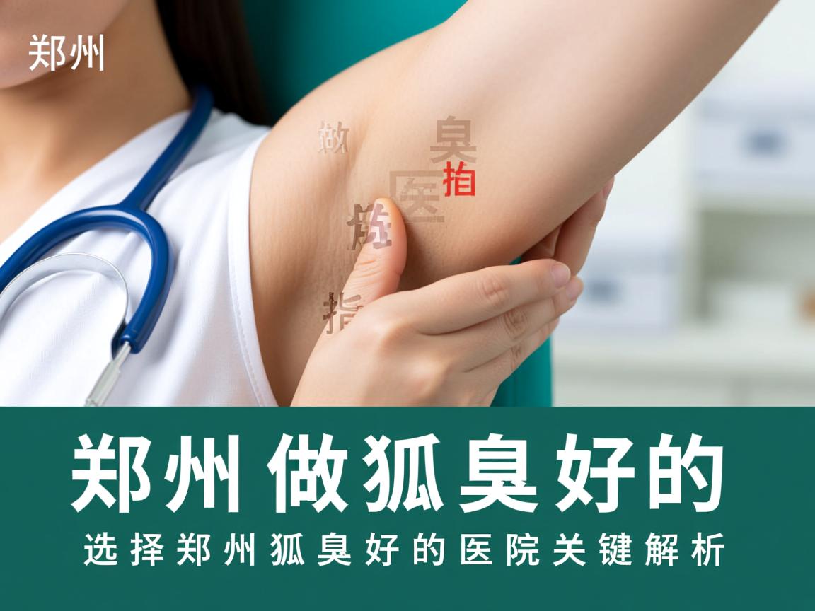 郑州做狐臭好的医院指南，选择郑州做狐臭好的医院关键解析