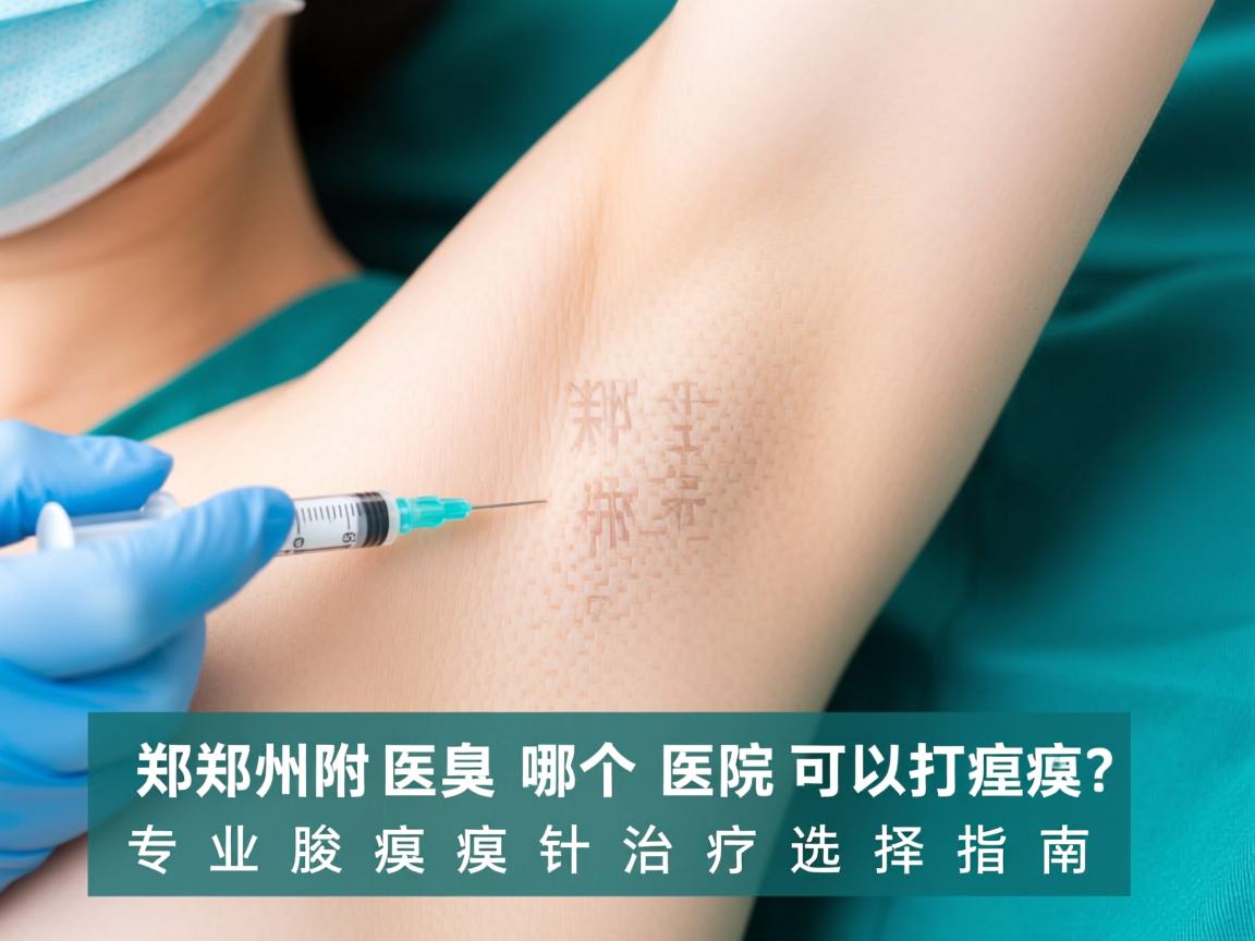 郑州附医腋臭医院解析,郑州哪个医院可以打腋臭针?专业腋臭针治疗选择指南 郑州附医腋臭医院解析,郑州哪个医院可以打腋臭针?专业腋臭针治疗选择指南