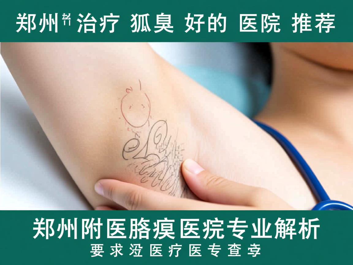 郑州治疗狐臭好的医院推荐，郑州附医腋臭医院专业解析