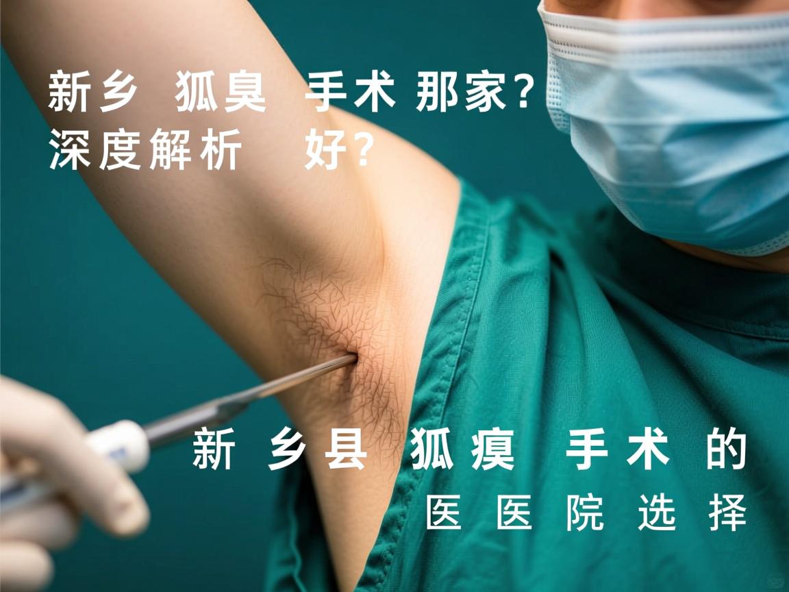 新乡狐臭手术那家好?深度解析新乡狐臭手术的医院选择 新乡狐臭手术那家好?深度解析新乡狐臭手术的医院选择
