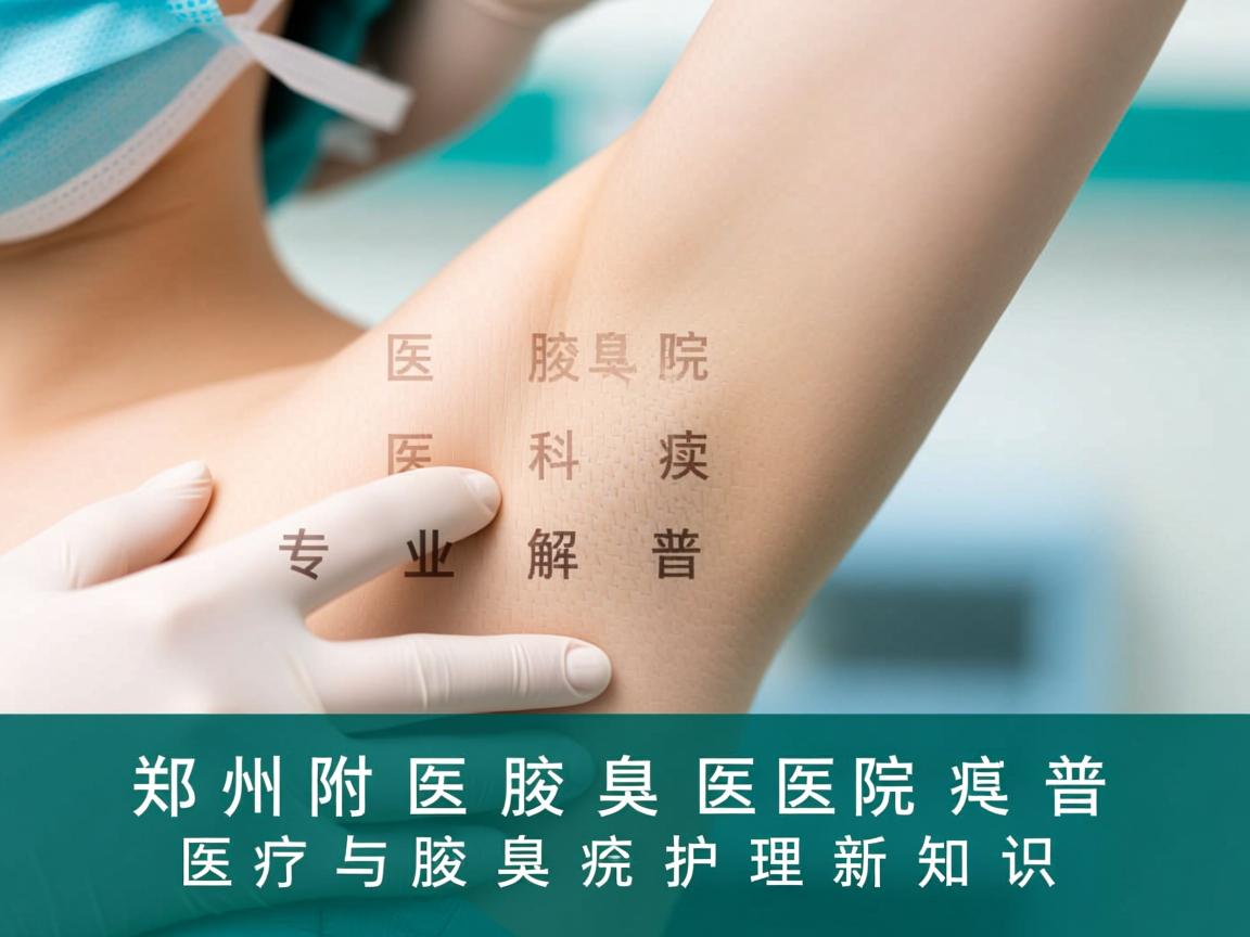 郑州附医腋臭医院科普，专业解读腋臭医疗与腋臭护理新知识