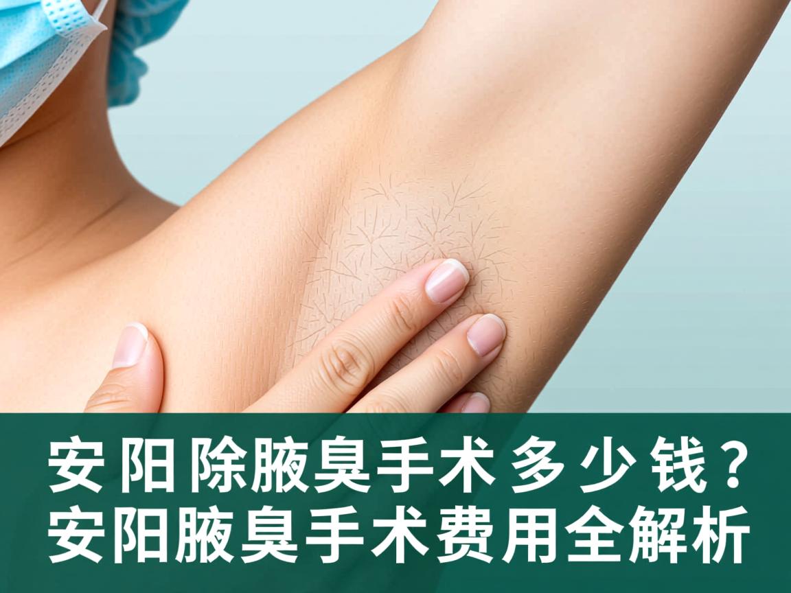 在安阳除腋臭手术多少钱？安阳腋臭手术费用全解析
