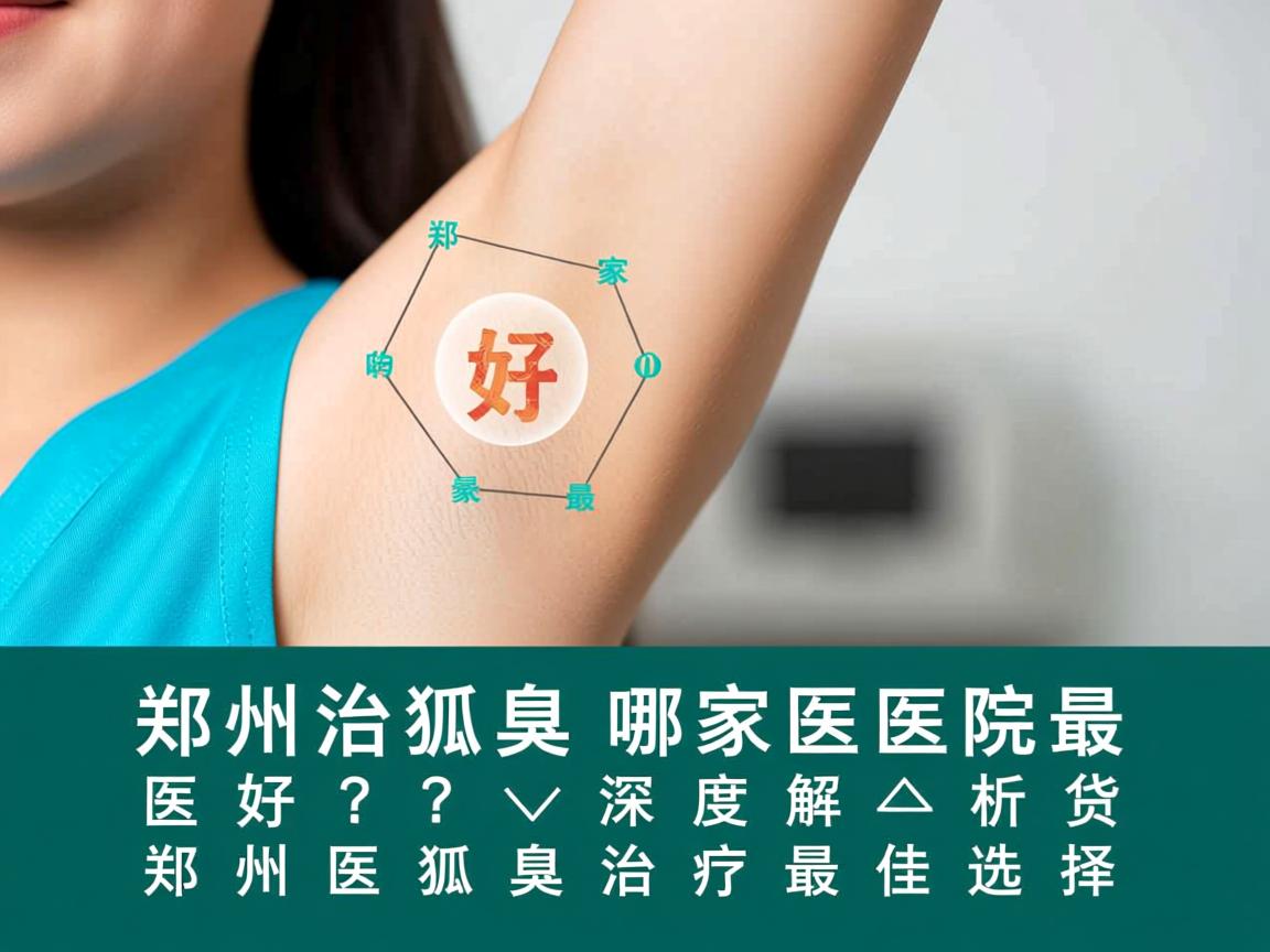 郑州治狐臭哪家医院最好？深度解析郑州狐臭治疗最佳选择