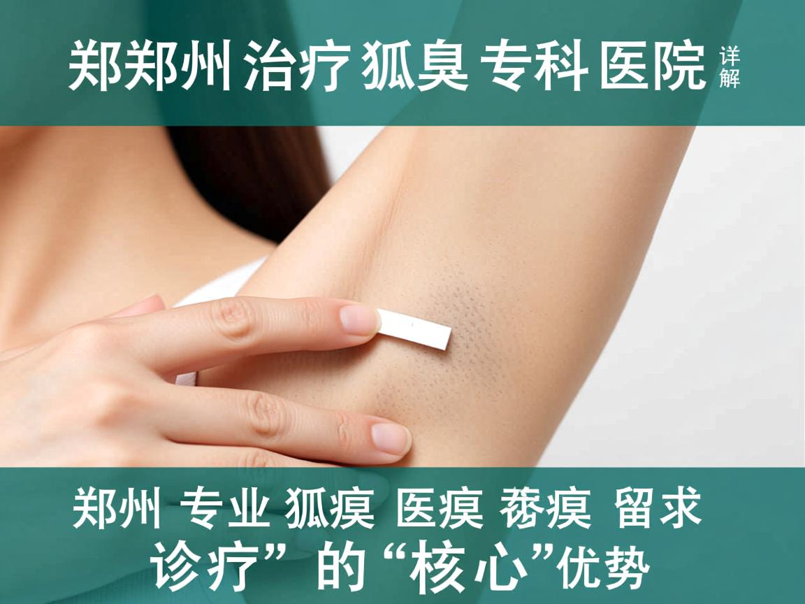 郑州治疗狐臭专科医院详解，郑州专业狐臭诊疗的核心优势