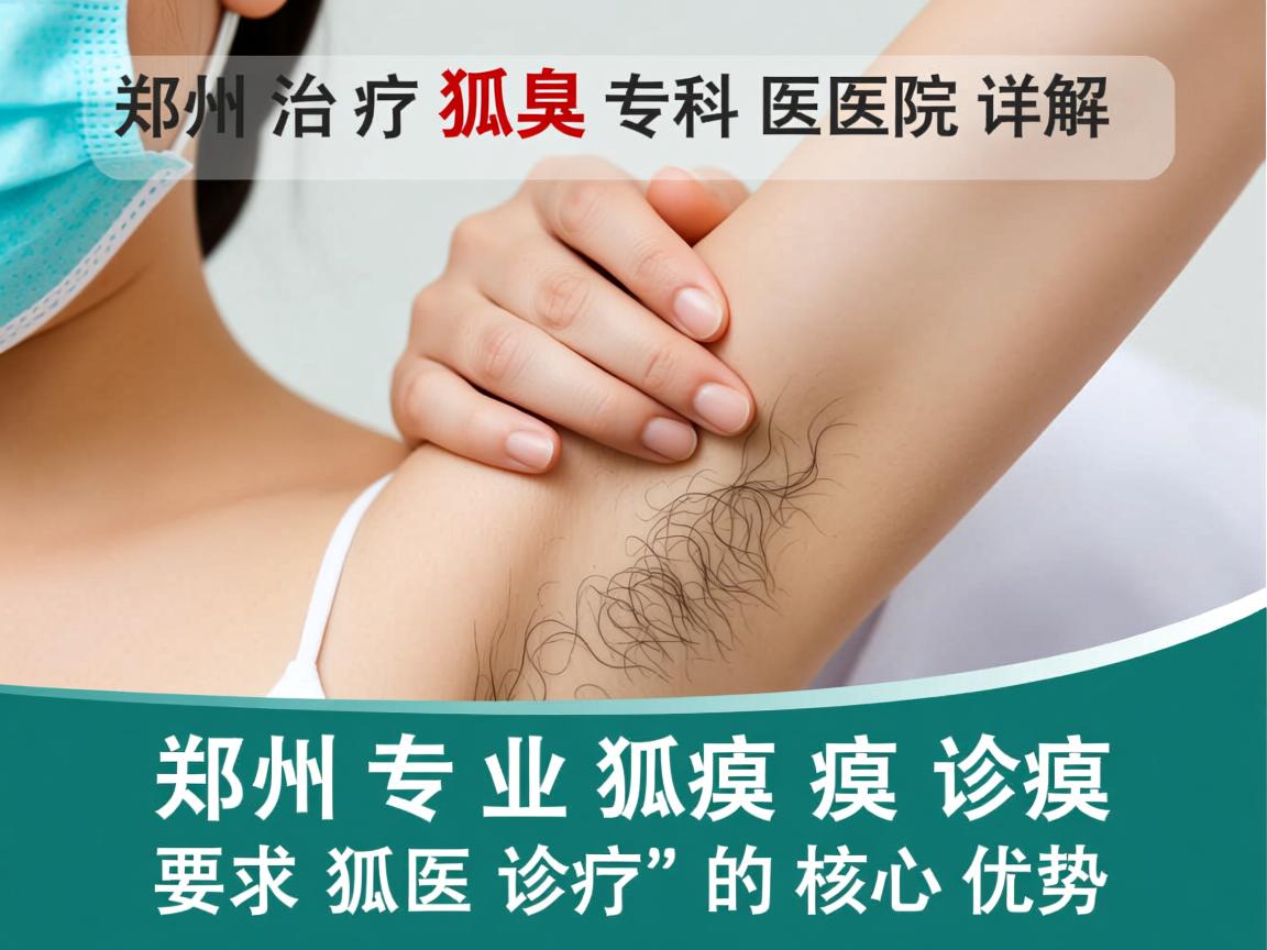 郑州治疗狐臭专科医院详解，郑州专业狐臭诊疗的核心优势