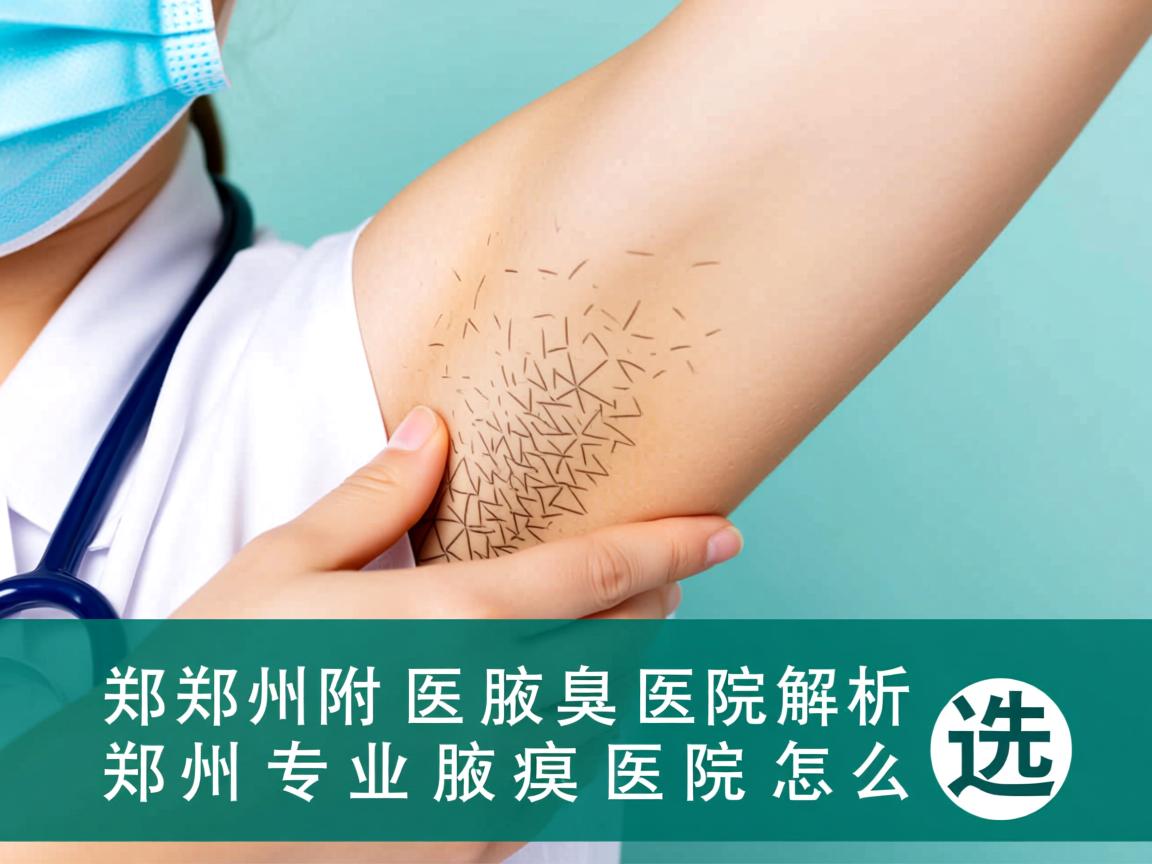 郑州附医腋臭医院解析，郑州专业腋臭医院怎么选