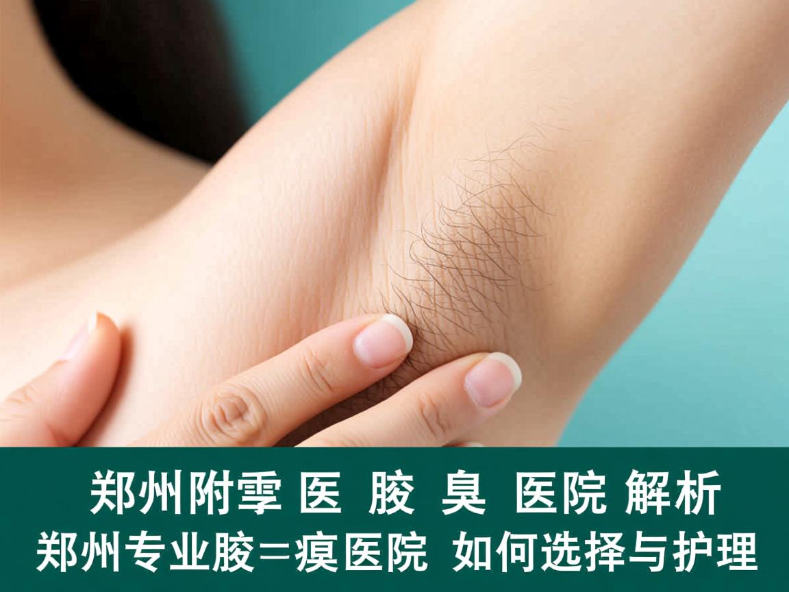 郑州附医腋臭医院解析，郑州专业腋臭医院如何选择与护理