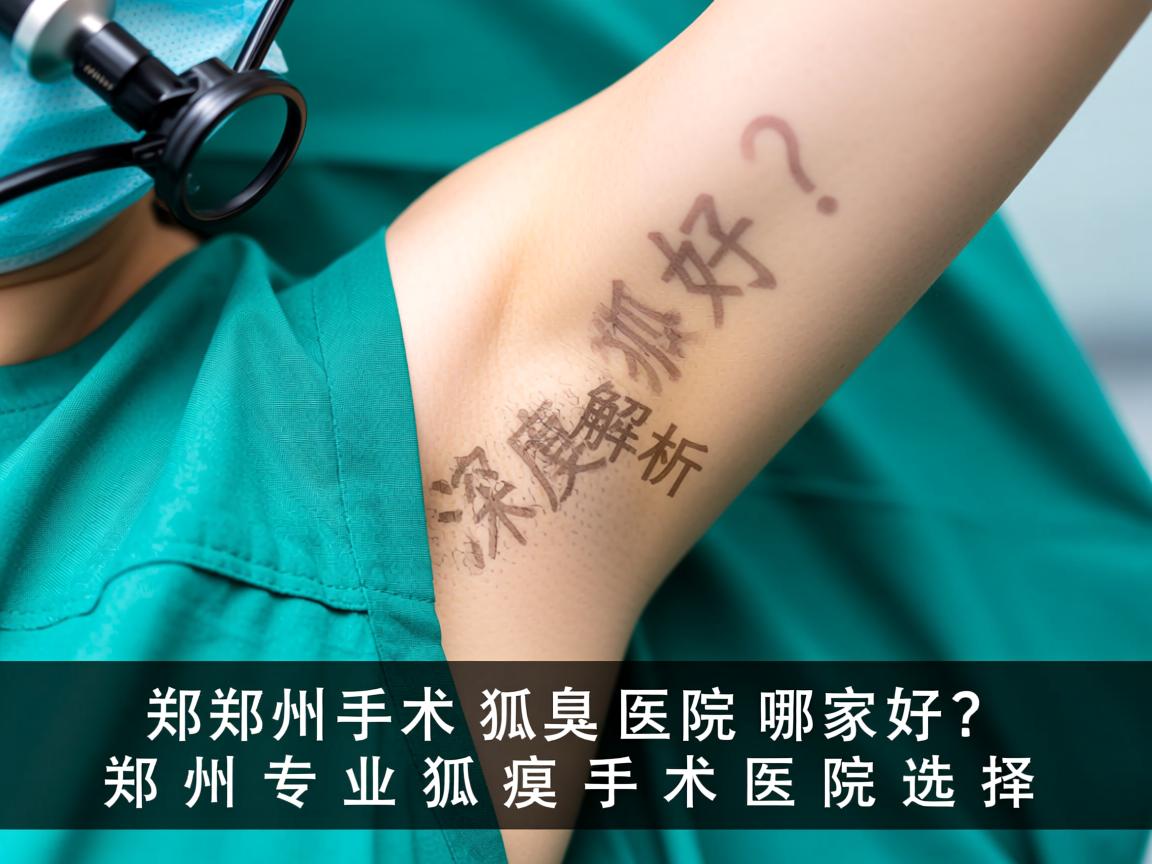 郑州手术狐臭医院哪家好？深度解析郑州专业狐臭手术医院选择