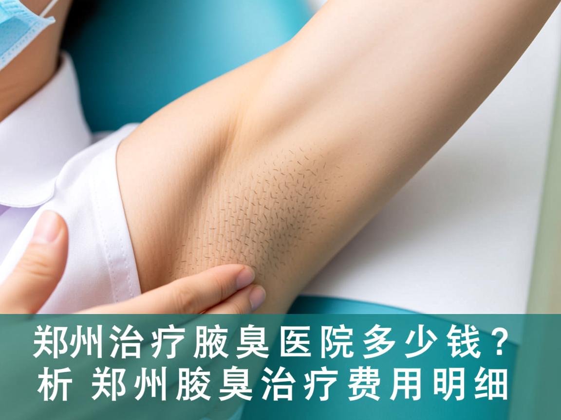 郑州治疗腋臭的医院多少钱？解析郑州腋臭治疗费用明细