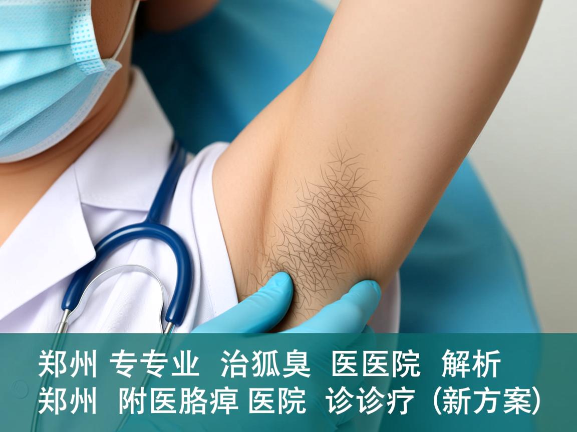 郑州专业治狐臭医院解析，郑州附医腋臭医院诊疗新方案