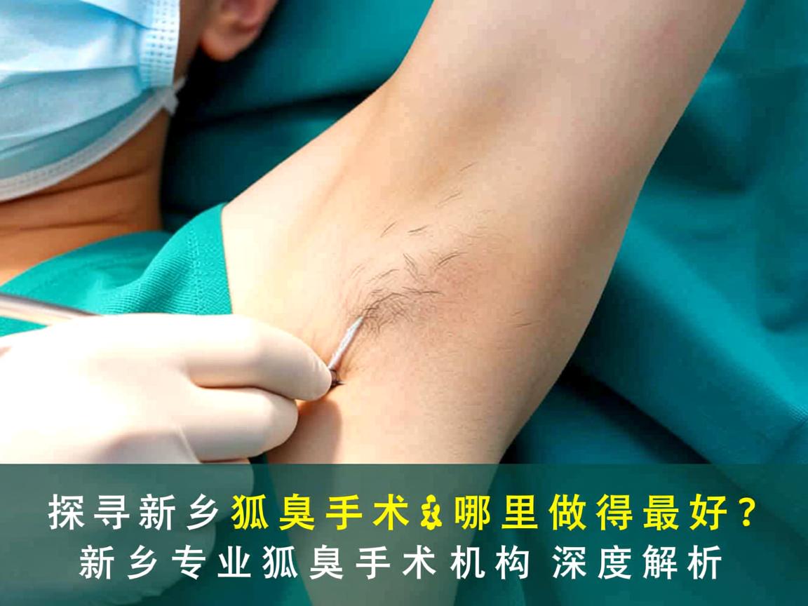探寻新乡狐臭手术哪里做得最好?新乡专业狐臭手术机构深度解析 探寻新乡狐臭手术哪里做得最好?新乡专业狐臭手术机构深度解析