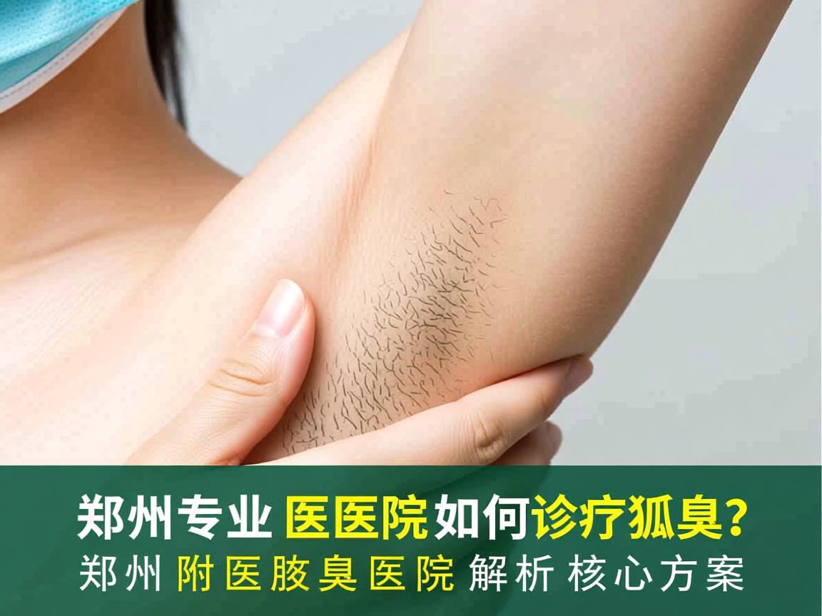郑州专业医院如何诊疗狐臭？郑州附医腋臭医院解析核心方案